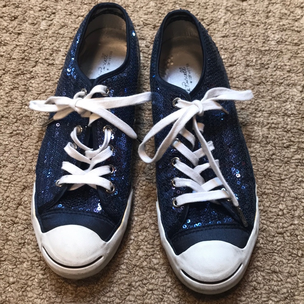 Jack Purcell Navy sequins